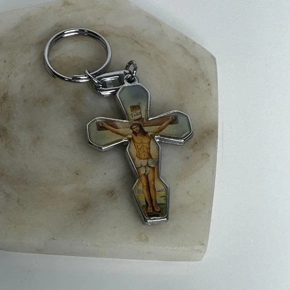 Religious Cross Key Chain‎ - Picture 3 of 4
